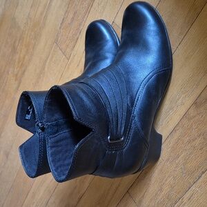 Clarks Black Ankle Boots